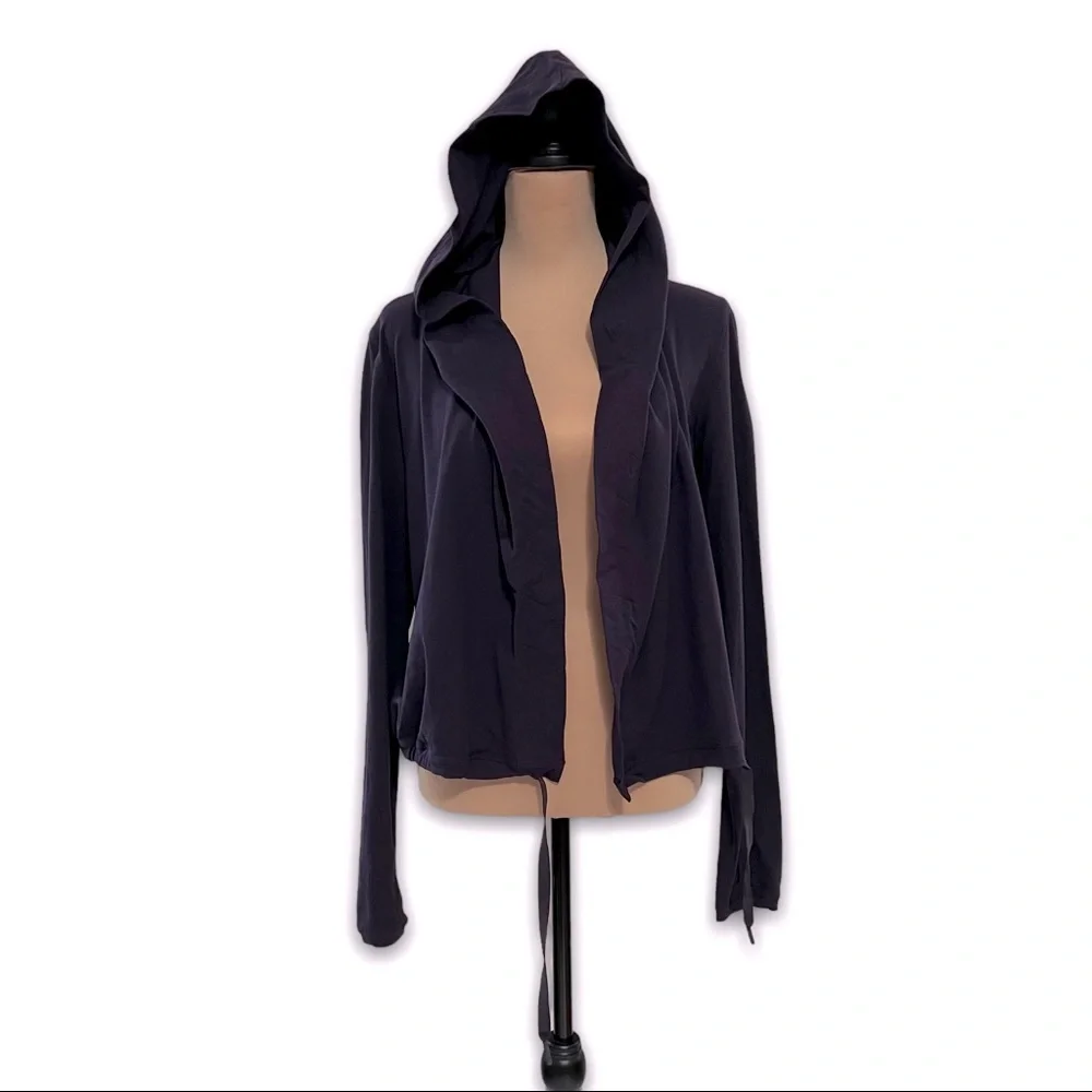 Lululemon Ready To Rulu Wrap Hooded Jacket 6/Small Boysenberry Dark Purple Yoga - Picture 4 of 16